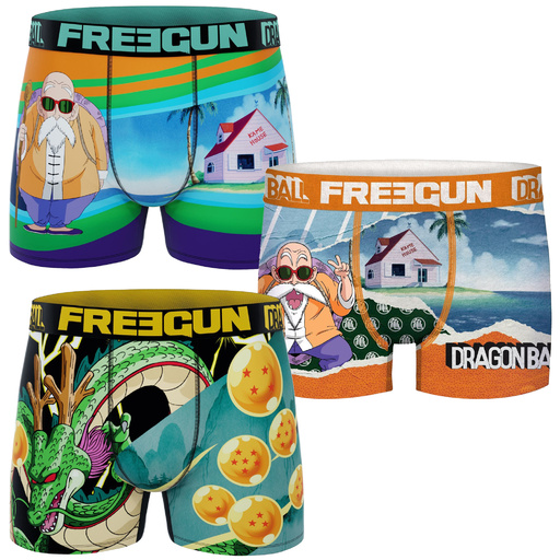 Pacote com 3 cuecas Freegun Shernron & Kame