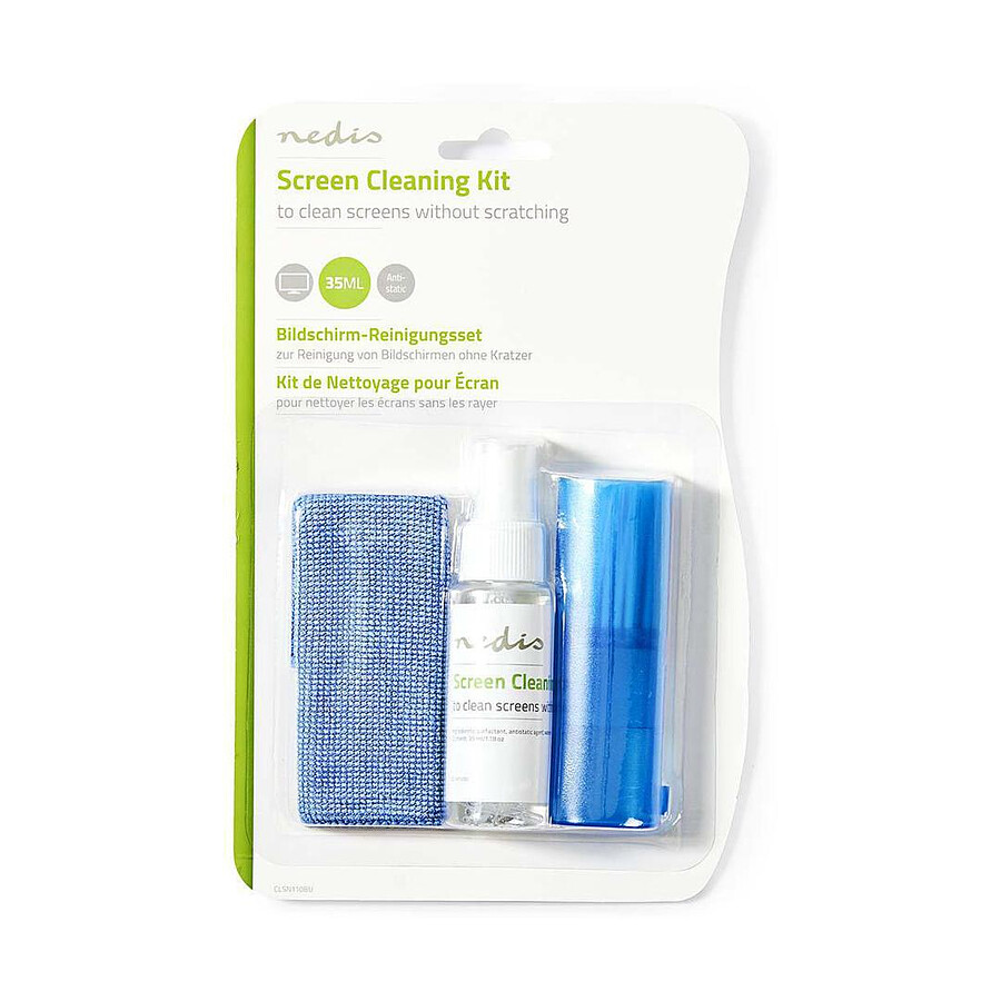 Nedis Kit de nettoyage d'écran, TV, Smartphone, Tablette - 35 ml