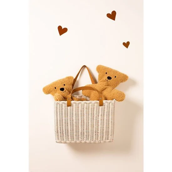 Petit ours doudou Teddy   Brun        29 x 38 cm   de               Childhome