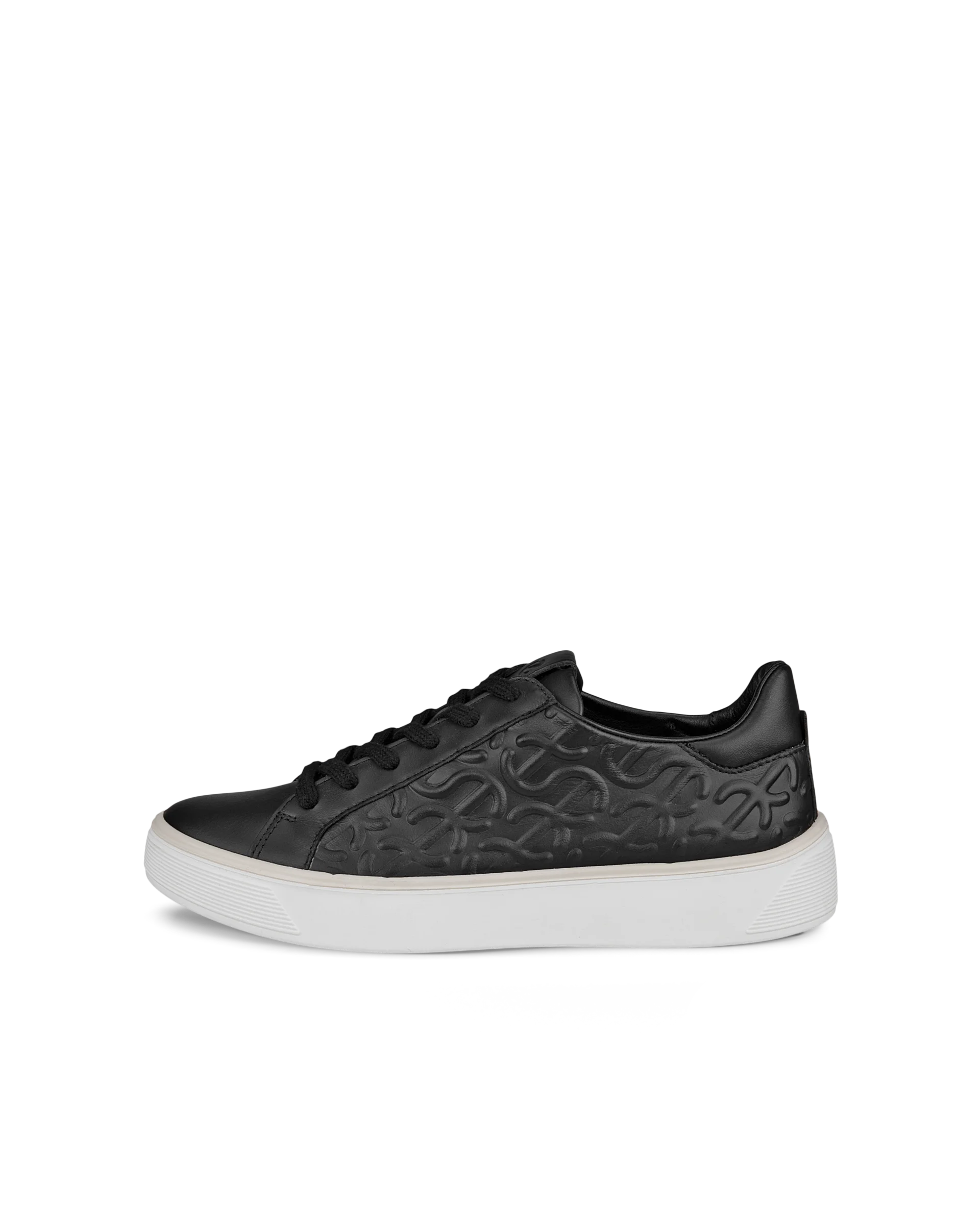ECCO STREET TRAY W Damen Ledersneaker Schwarz