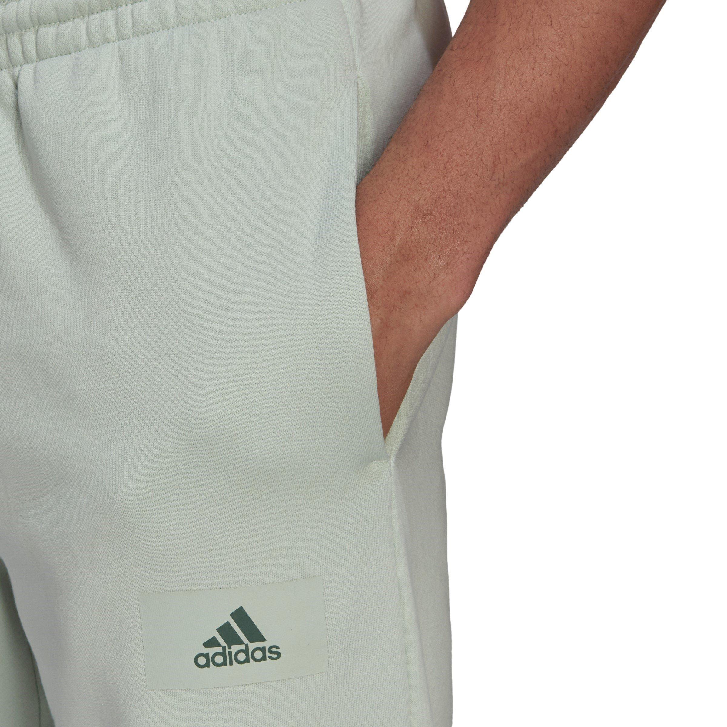 adidas Essentials Feelvivid Cotton Fleece Straight Leg Jo Joggers Mens