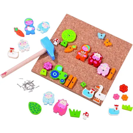 HABA 2380 Nagelspiel Muh und Mäh