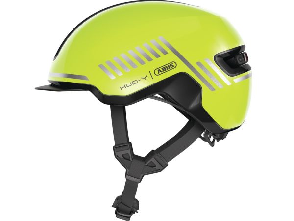 Abus Hud-Y Cykelhjelm, Signal Yellow