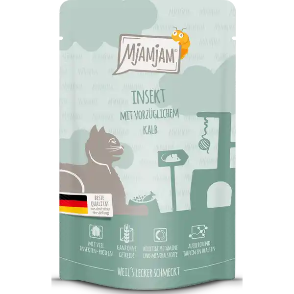 Insekt mit vorzüglichem Kalb