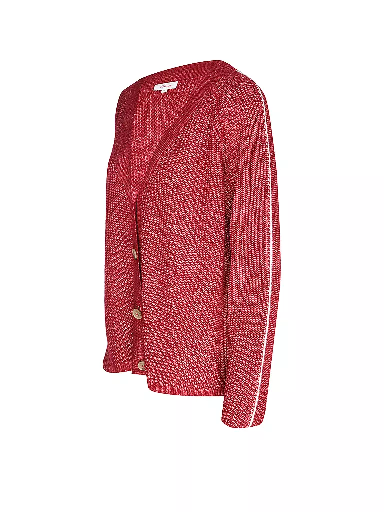 S.OLIVER Strickjacke rot