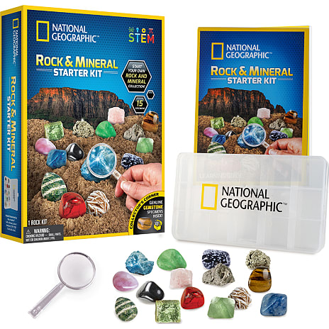 National Geographic sten- og mineral sæt