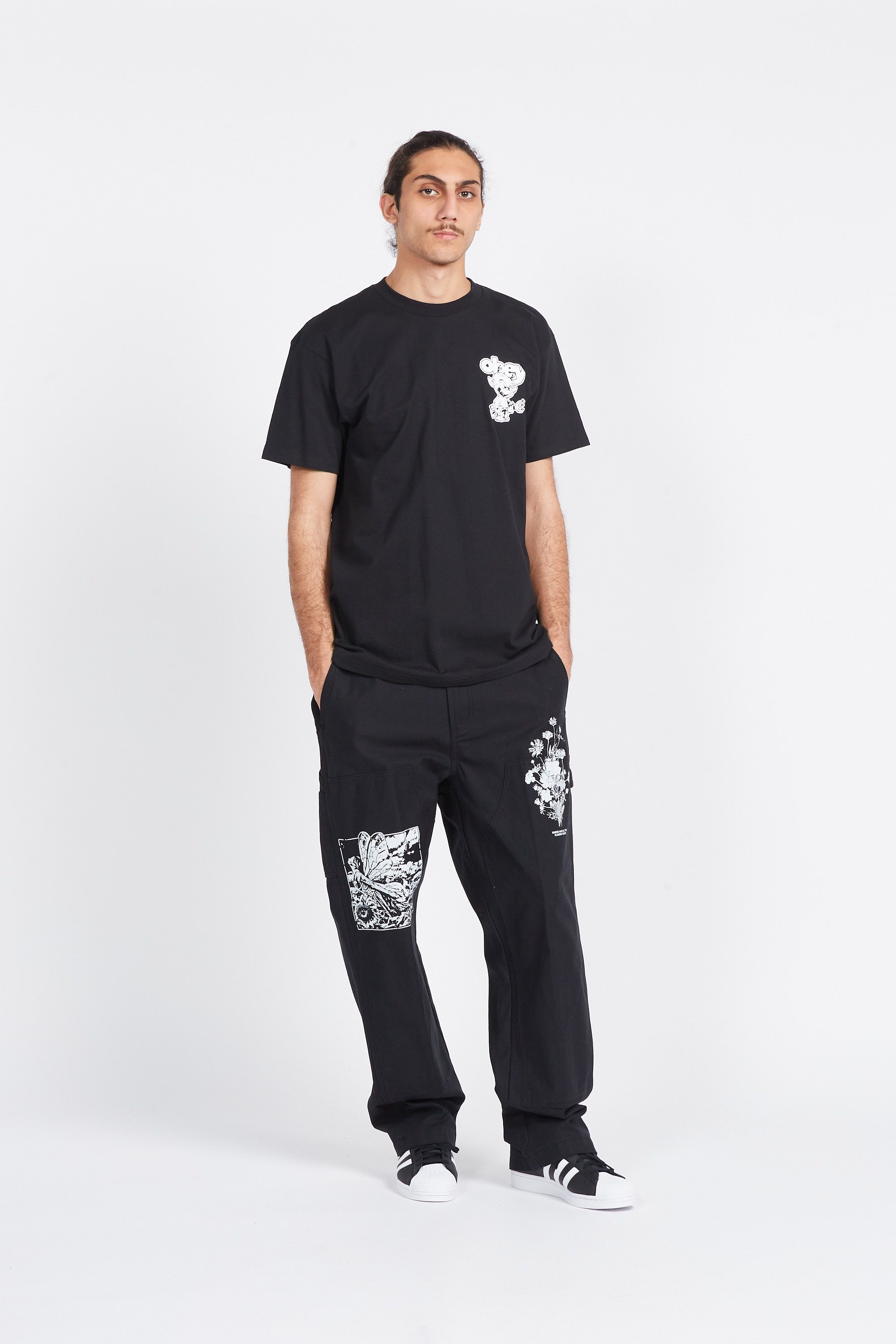 OBEY T-shirt OBEY DEMON Noir