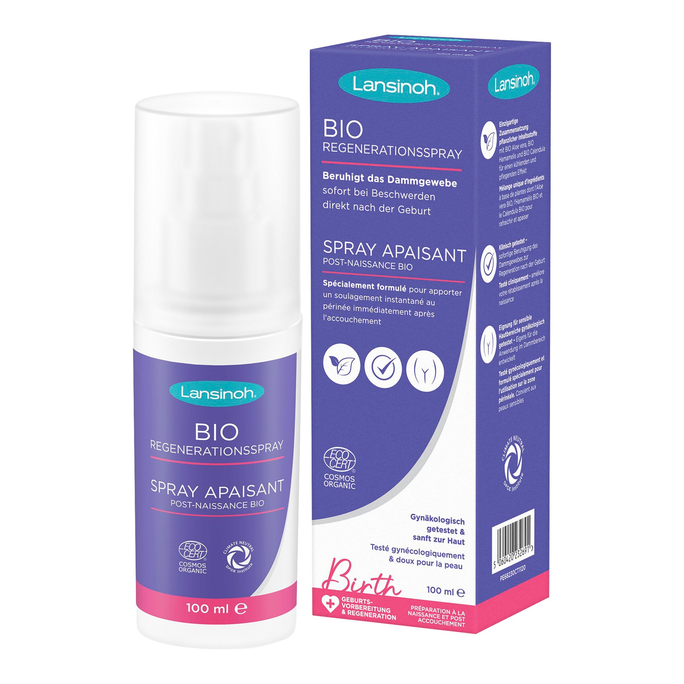 Lansinoh 3tlg. Bundle Wochenbett-Set
