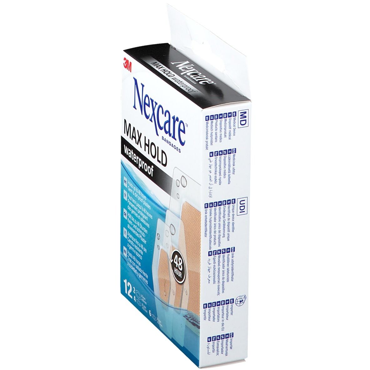 Nexcare™ Max Hold waterproof Pflasterstrips 3 Größen