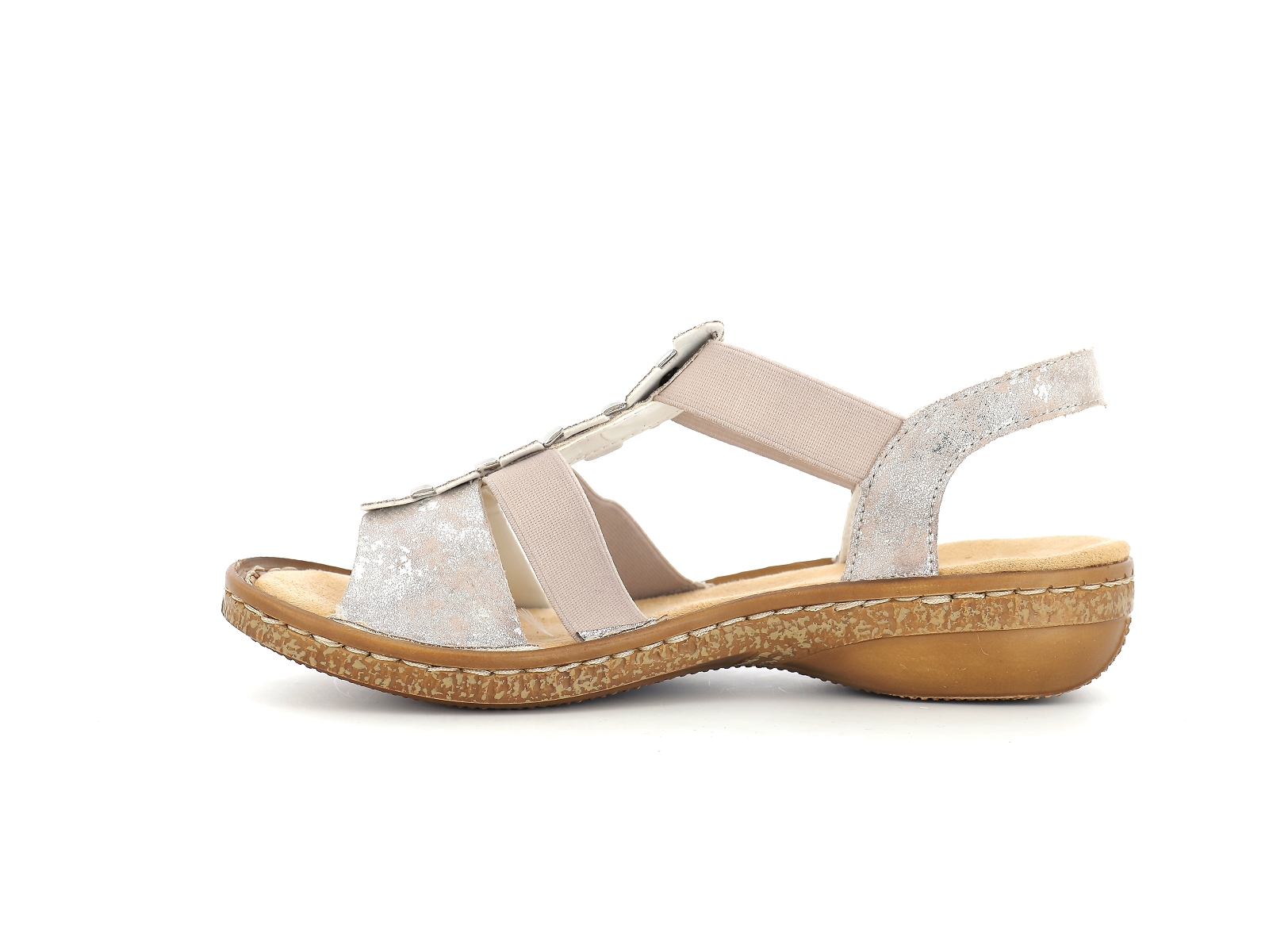 Rieker-62850 Synthétique Multi Metal