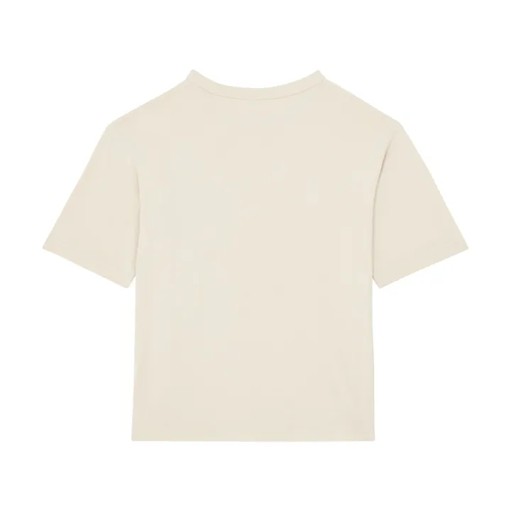 SMALLABLE BASICS T shirt Garçon Manche Courte Coton Bio | Craie