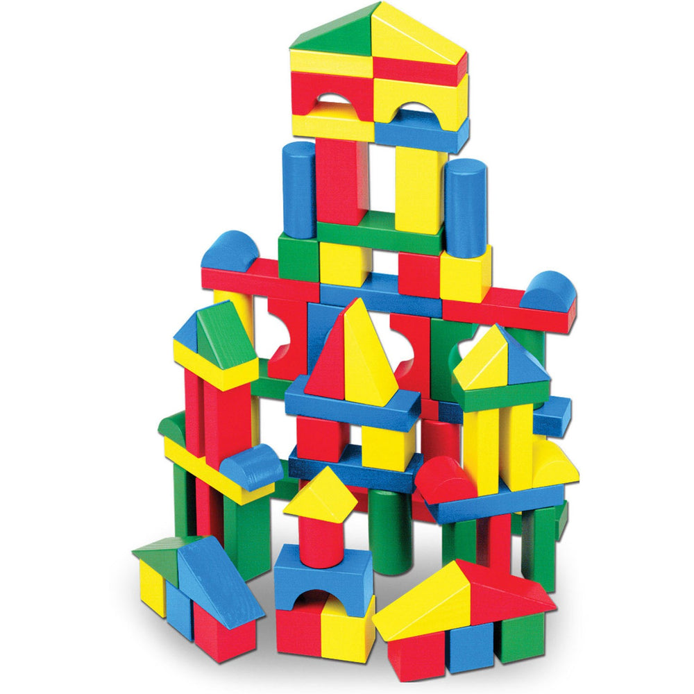 Køb Melissa & Doug Multifarvet Træklodser 100Pcs