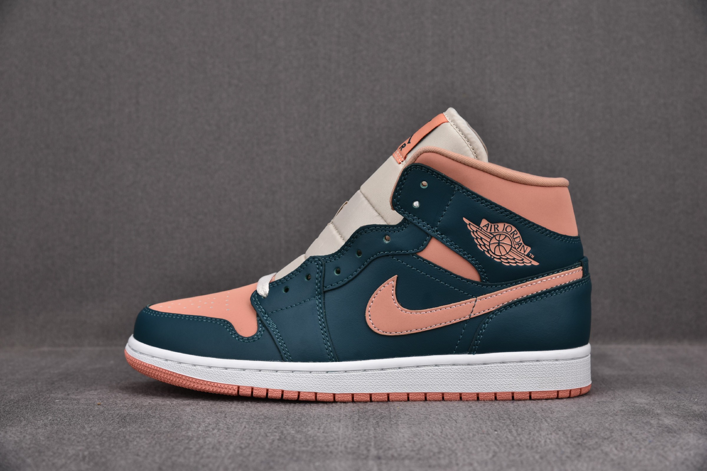 Jordan 1 Mid Dark Teal Green (Women Size!!)