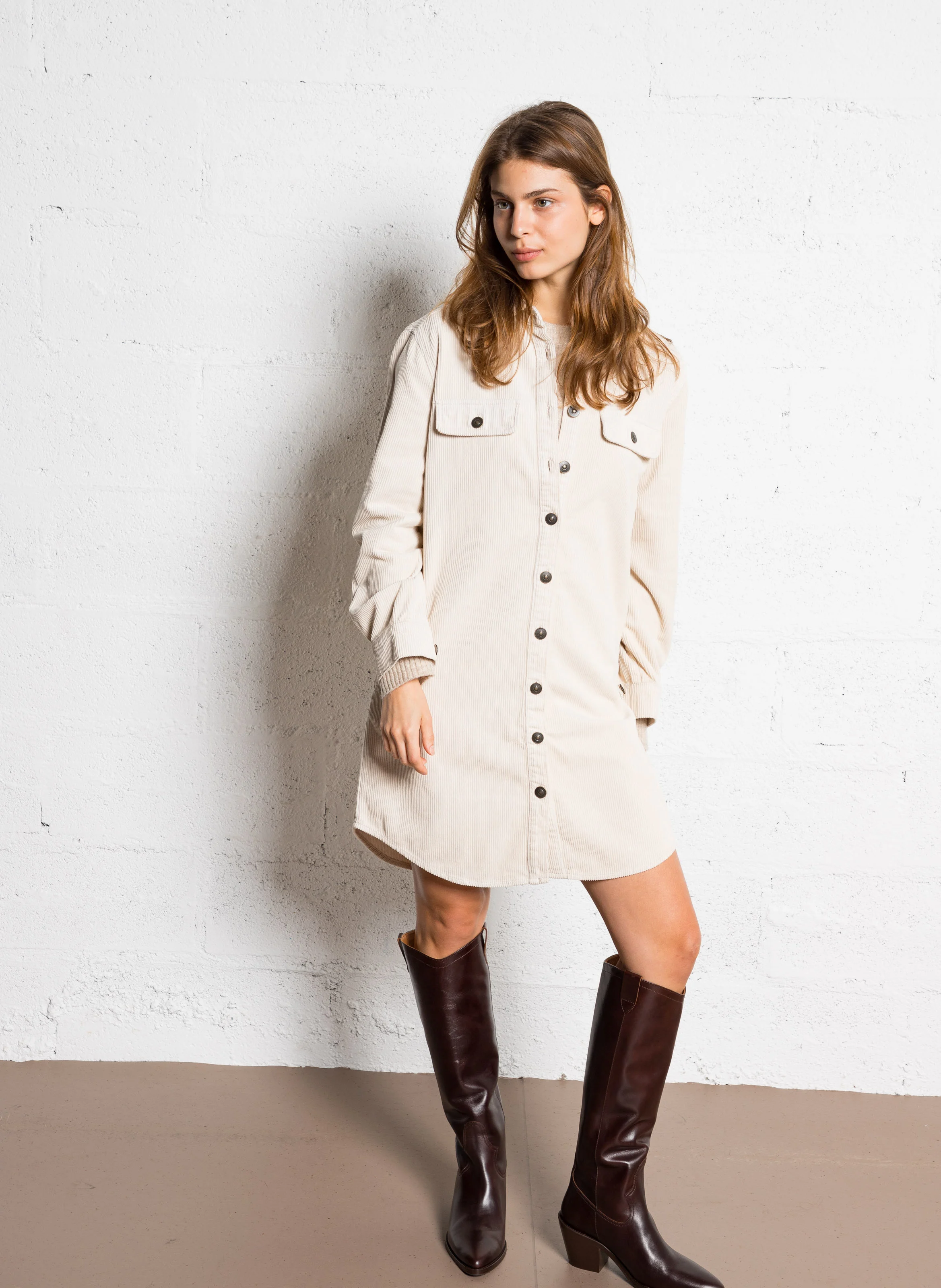 DOLORES - Bottes en cuir | Marron
