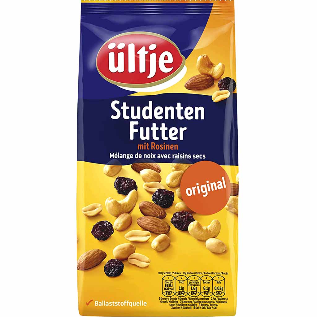 ültje Studentenfutter Original 1kg MHD:30.8.25