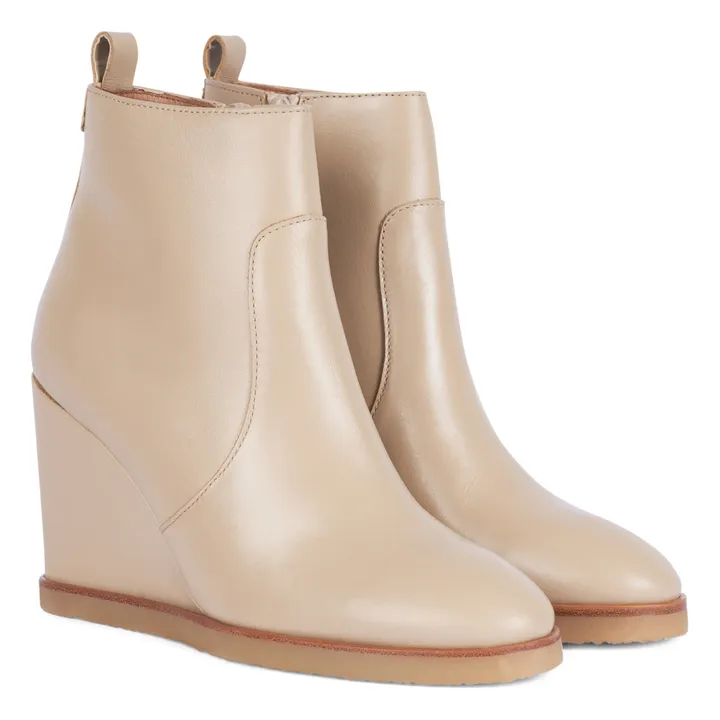 Anthology Paris Bottines Zelie Compensées | Sable