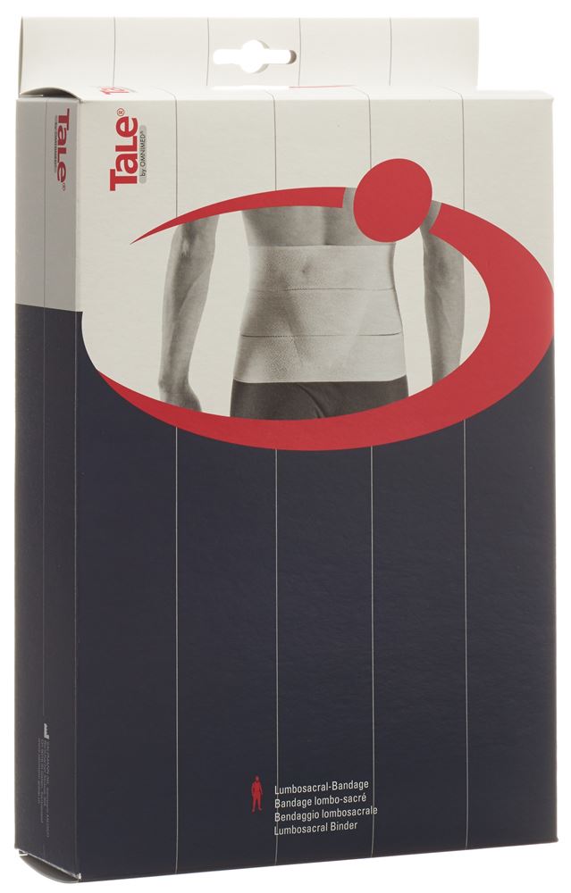 TALE Lumbosacral Bandage 22.5/111-150cm Pelotte weiss 1 Stk
