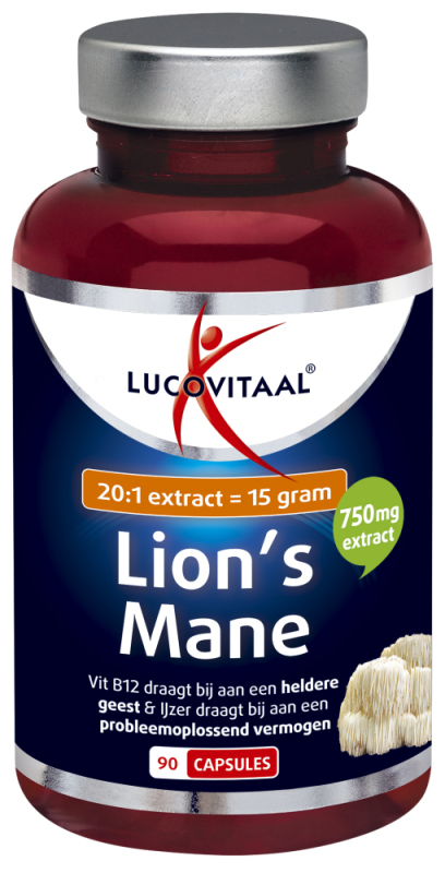 Lucovitaal Lion's Mane 90 Capsules