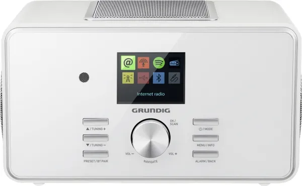 Grundig DTR 6000 X, Bærbar, Analog & digital, DAB , FM, PTY, 8 W, TFT