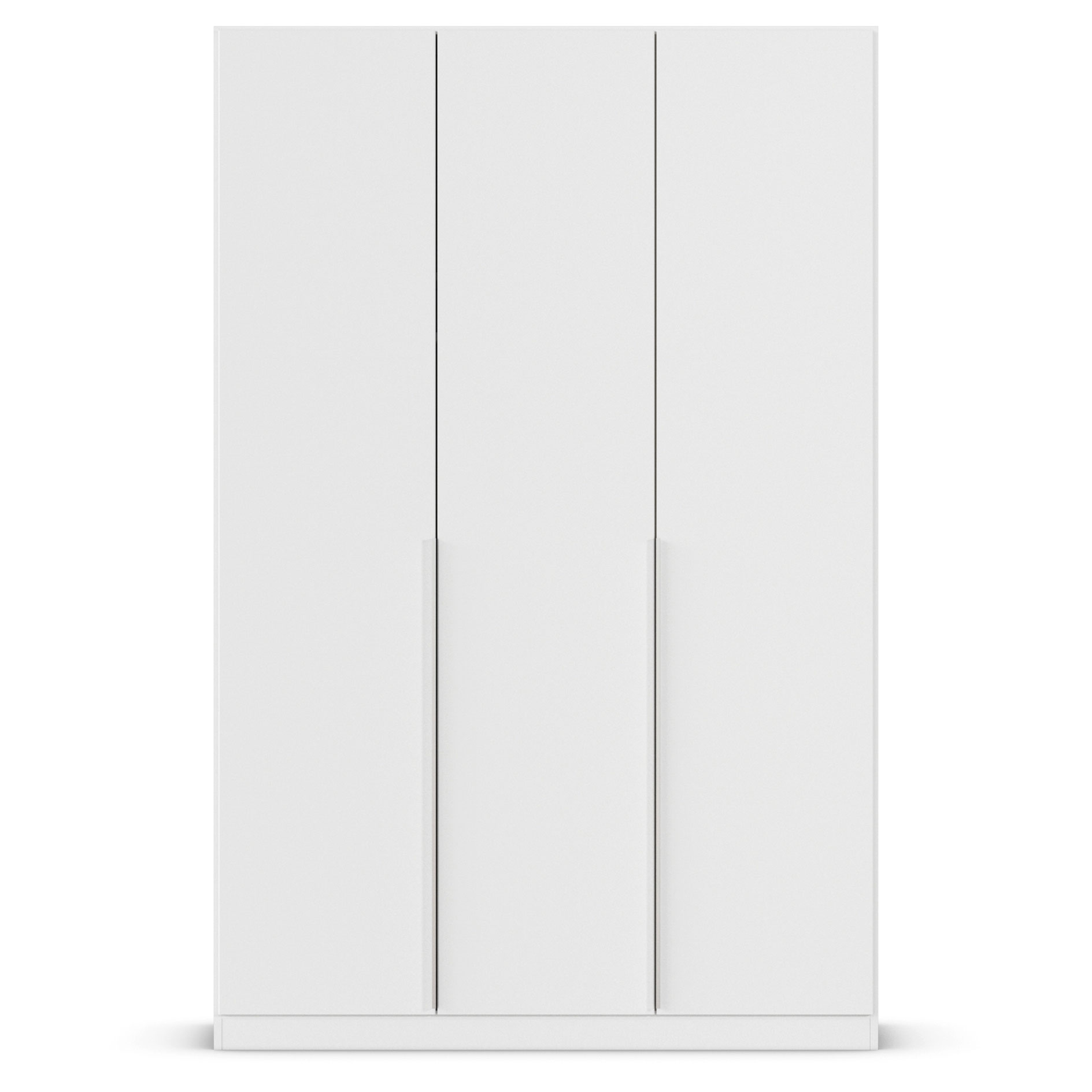 Drehtürenschrank - alpinweiß - 3-türig - 136x210 cm