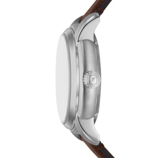 Fossil Heritage ME3264 Herreur, Silver/Brown, 43 mm