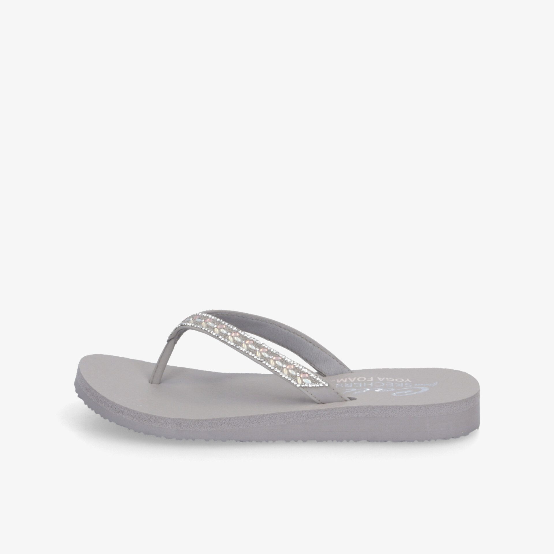SKECHERS MEDITATION Damen Zehentrenner beige