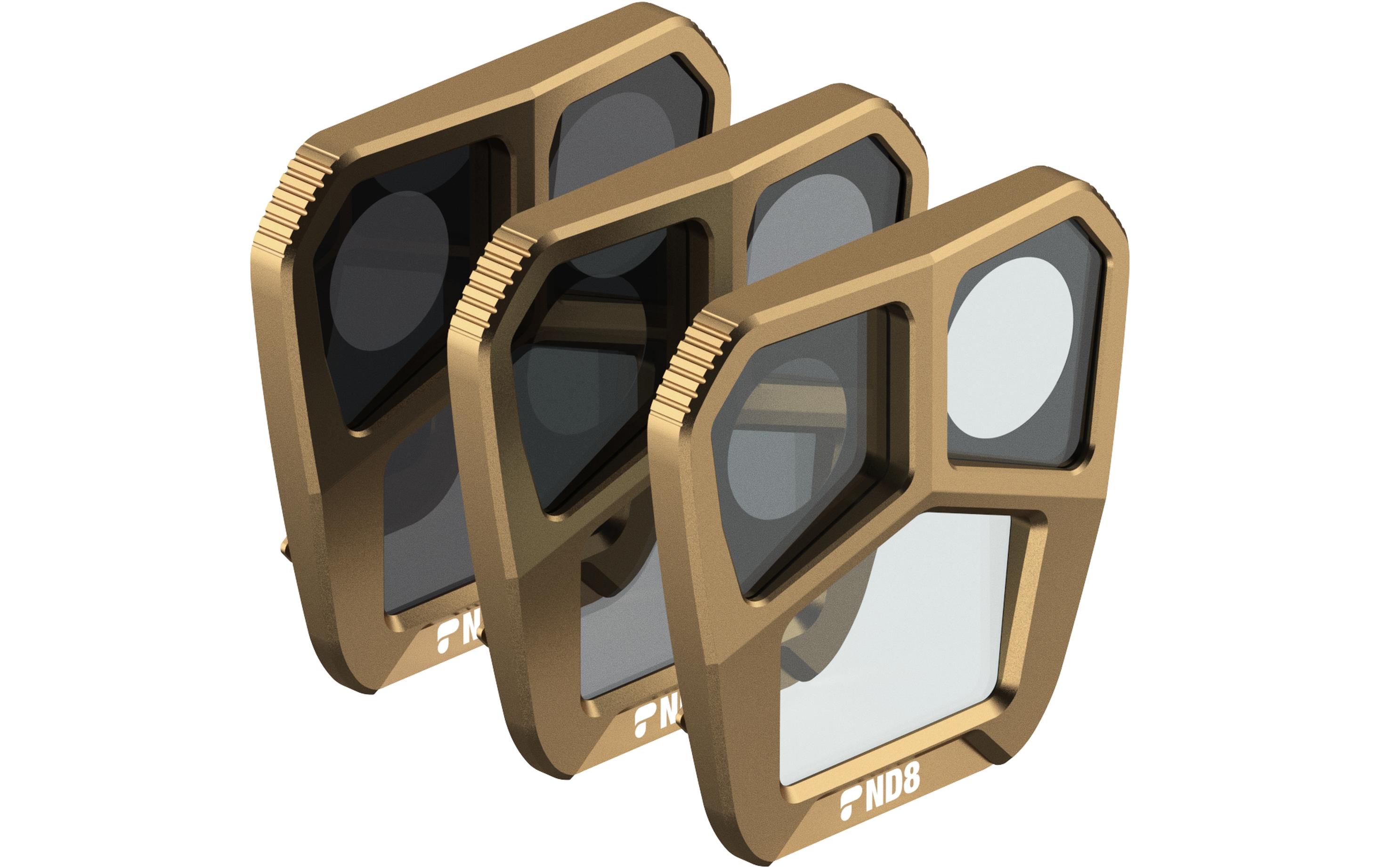 Graufilter Mavic 3 Pro Shutter Collection<br>Drei Neutraldichtefilter für den DJI Mavic 3 Pro