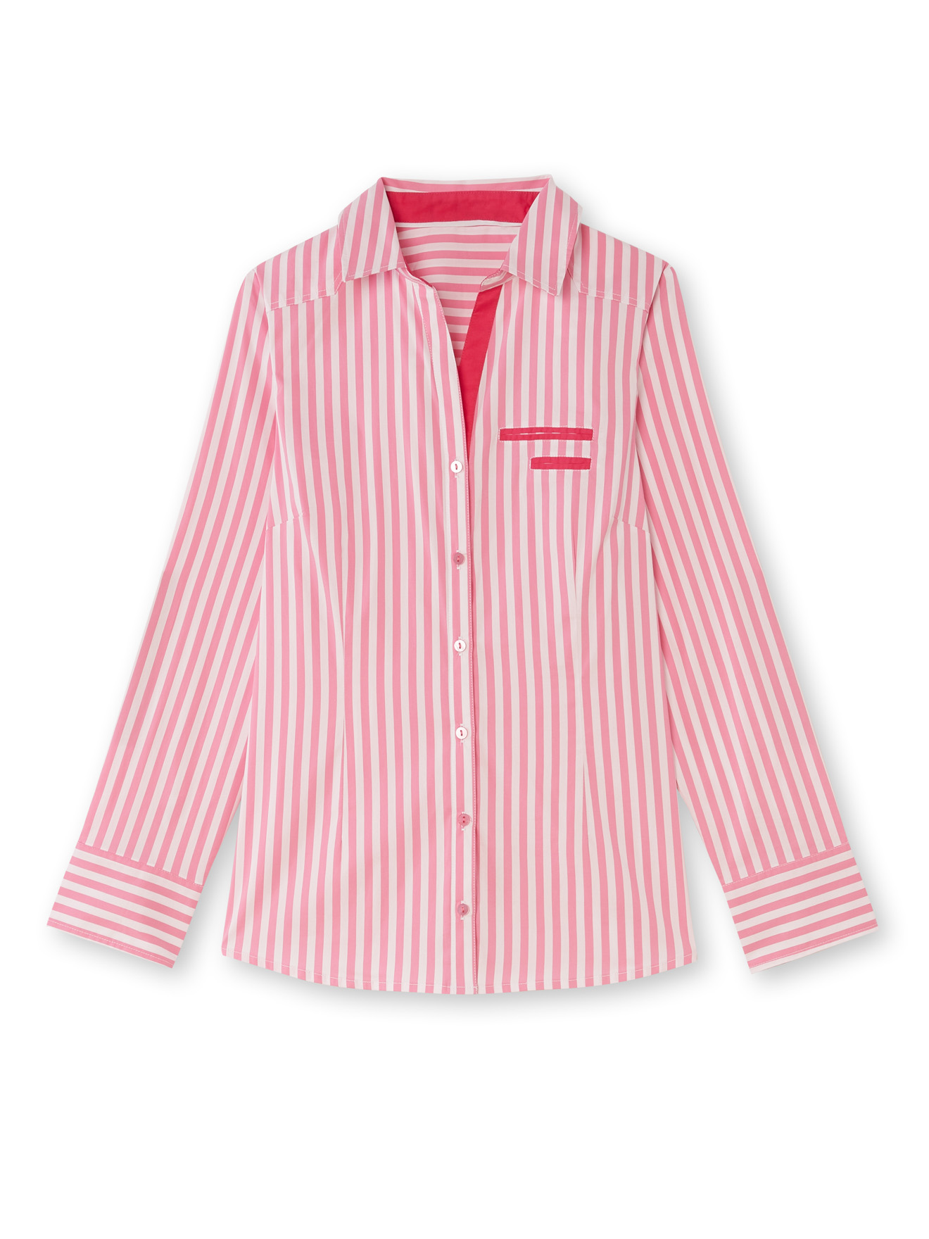 Chemisier pur coton poitrine généreuse