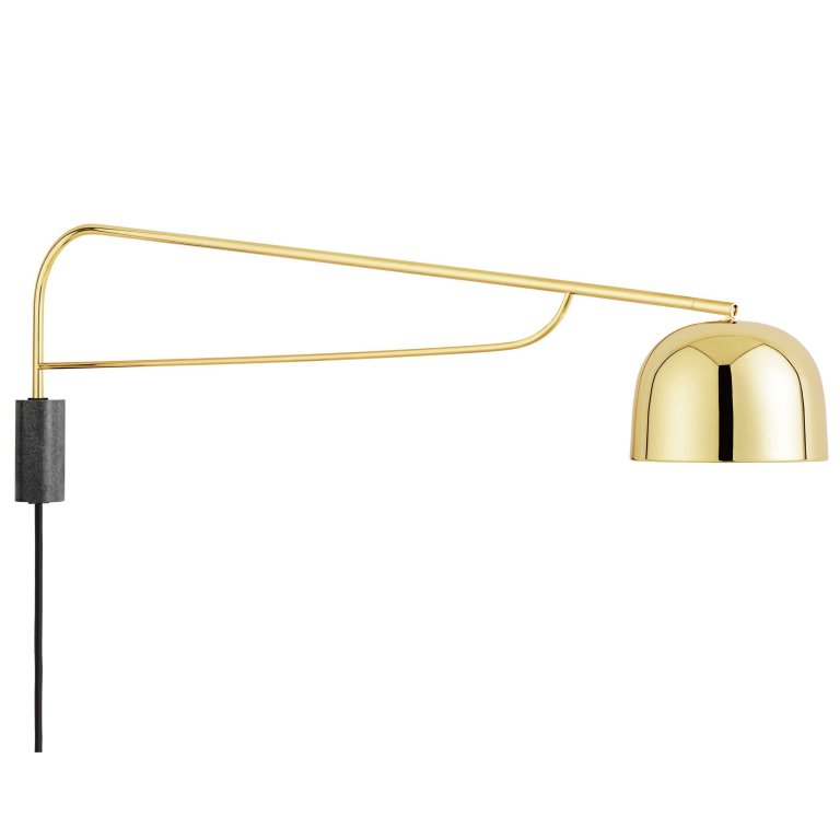 Normann Copenhagen Grant wandlamp 111cm messing