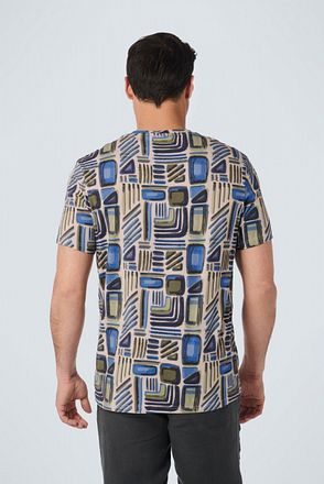 No Excess T-Shirt Print Blauw 20340450-137 kopen