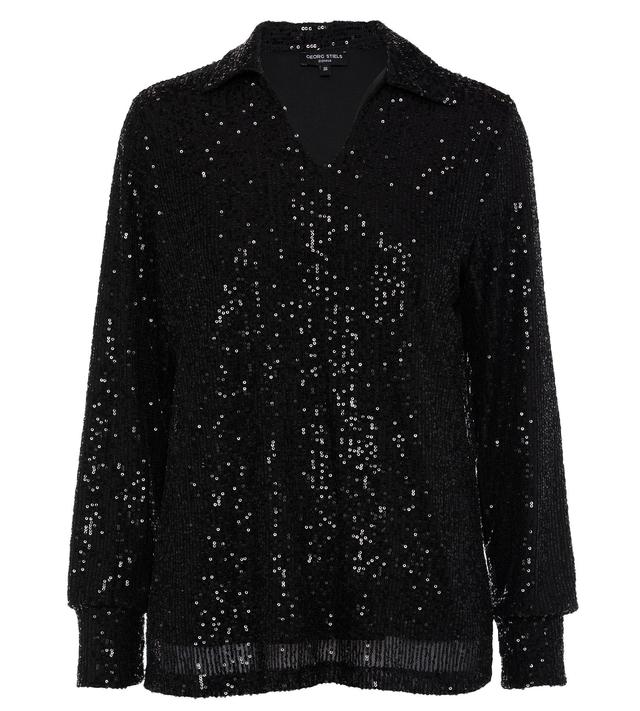 Paillettenbluse
