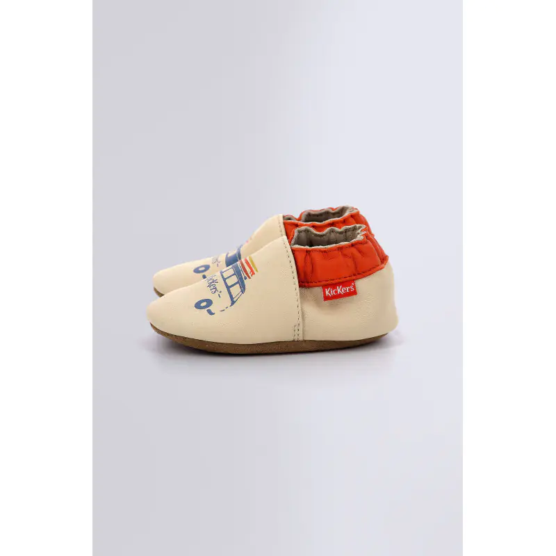 Kickbaby van Beige CHAUSSONS Cuir  Bébé