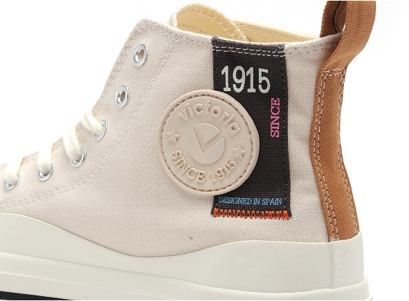 Victoria boots bottine femme tribu dob lona piez 1061122 beige