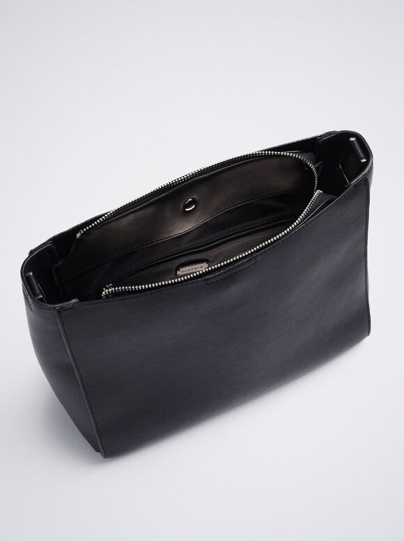 Bolsa de ombro para uso diário - Preta