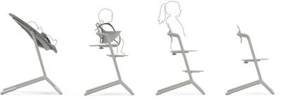 Cybex Lemo Matstol, Suede Grey