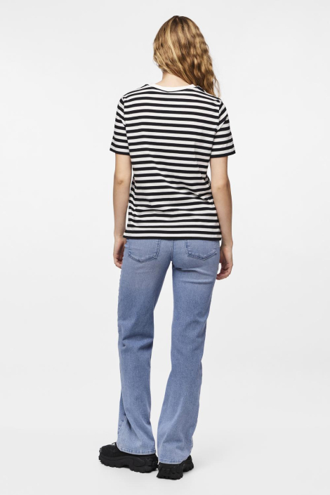 Pieces zwarte dames t-shirt