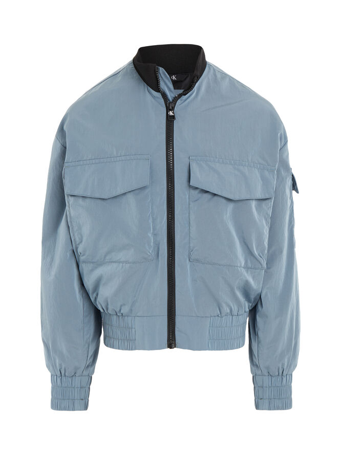 Calvin Klein STRUCTURED NYLON ZIPPED BOMBER Cfq