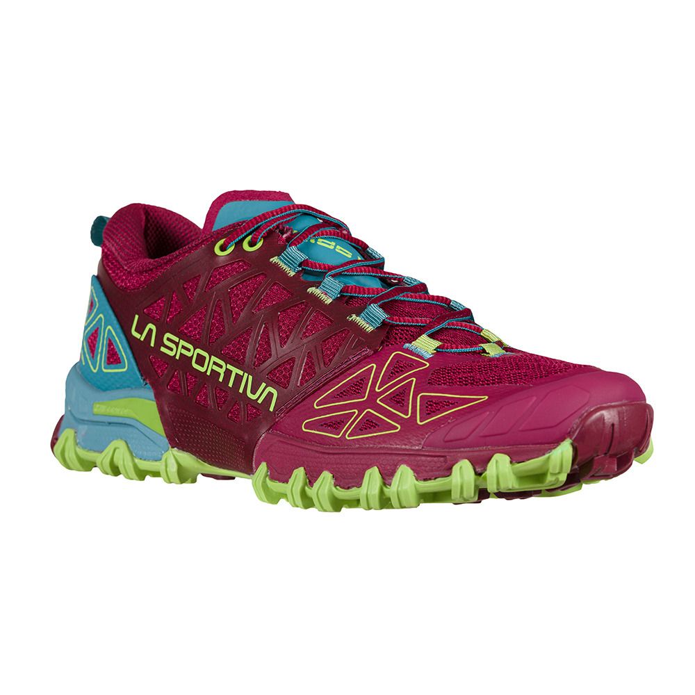 La Sportiva BUSHIDO II - Chaussures de trail Femme red plum/topaz
