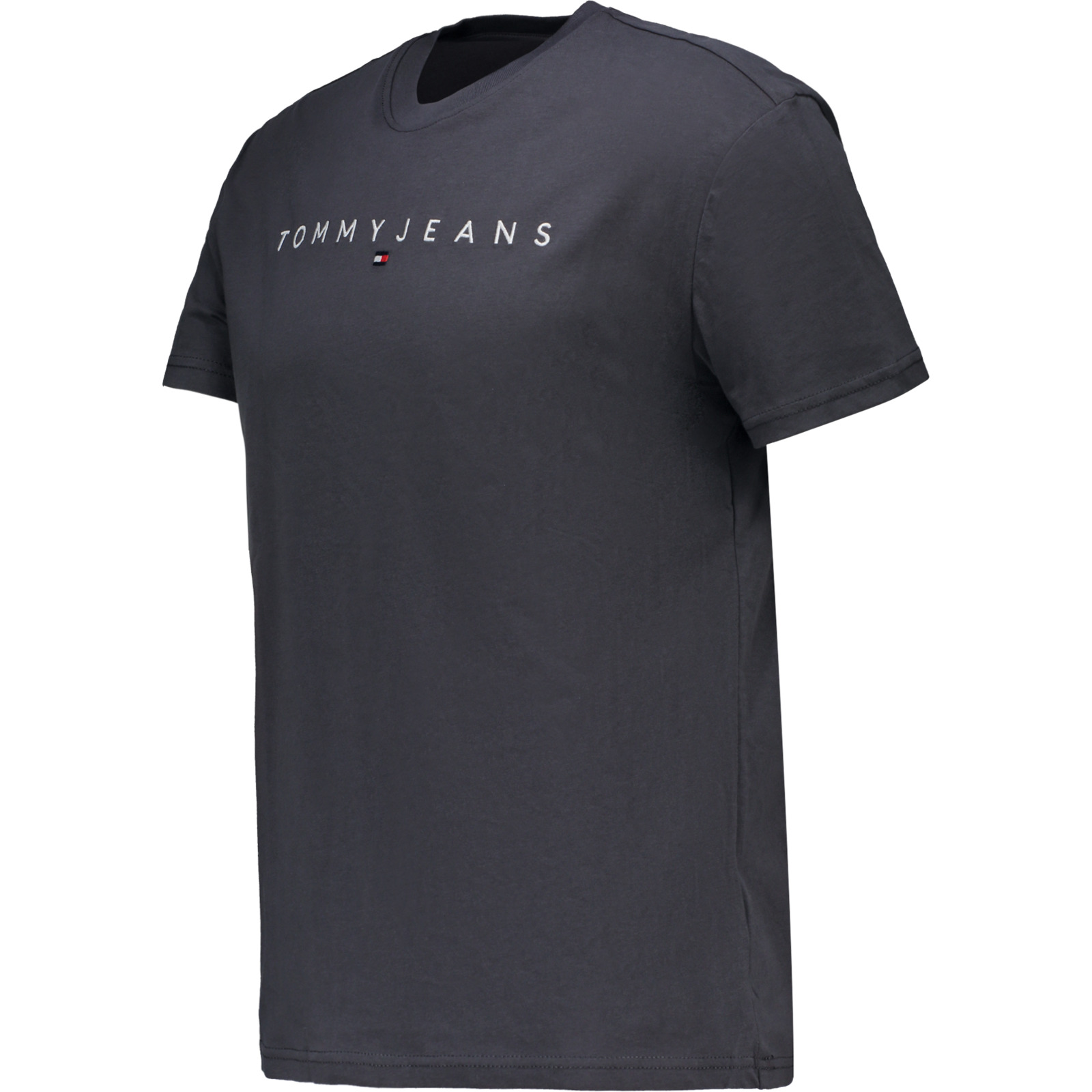Tommy Hilfiger Herren-T-Shirt Jeans Logo S, schwarz
