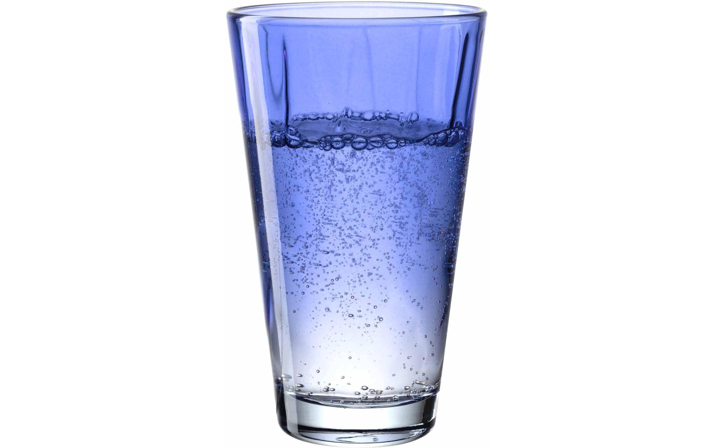 Trinkglas Twist 300 ml, 4 Stück, BlauGetränkegläser-Set