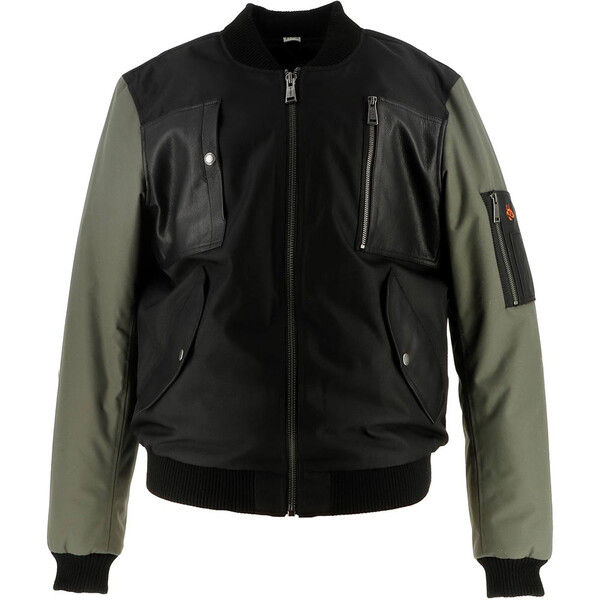 Helstons - Blouson H-Bomb Noir / Kaki