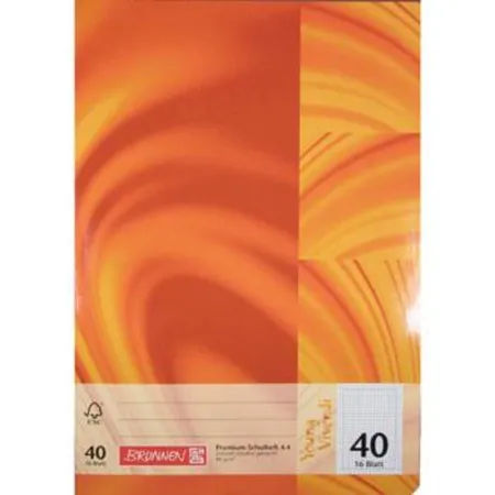 BRUNNEN Schulheft Vivendi, gelb, 90g/m², A4, 16 Blatt