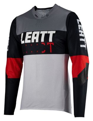 Maillot Manches Longues Enfant Leatt MTB Gravity 4.0 Gris/Noir/Rouge