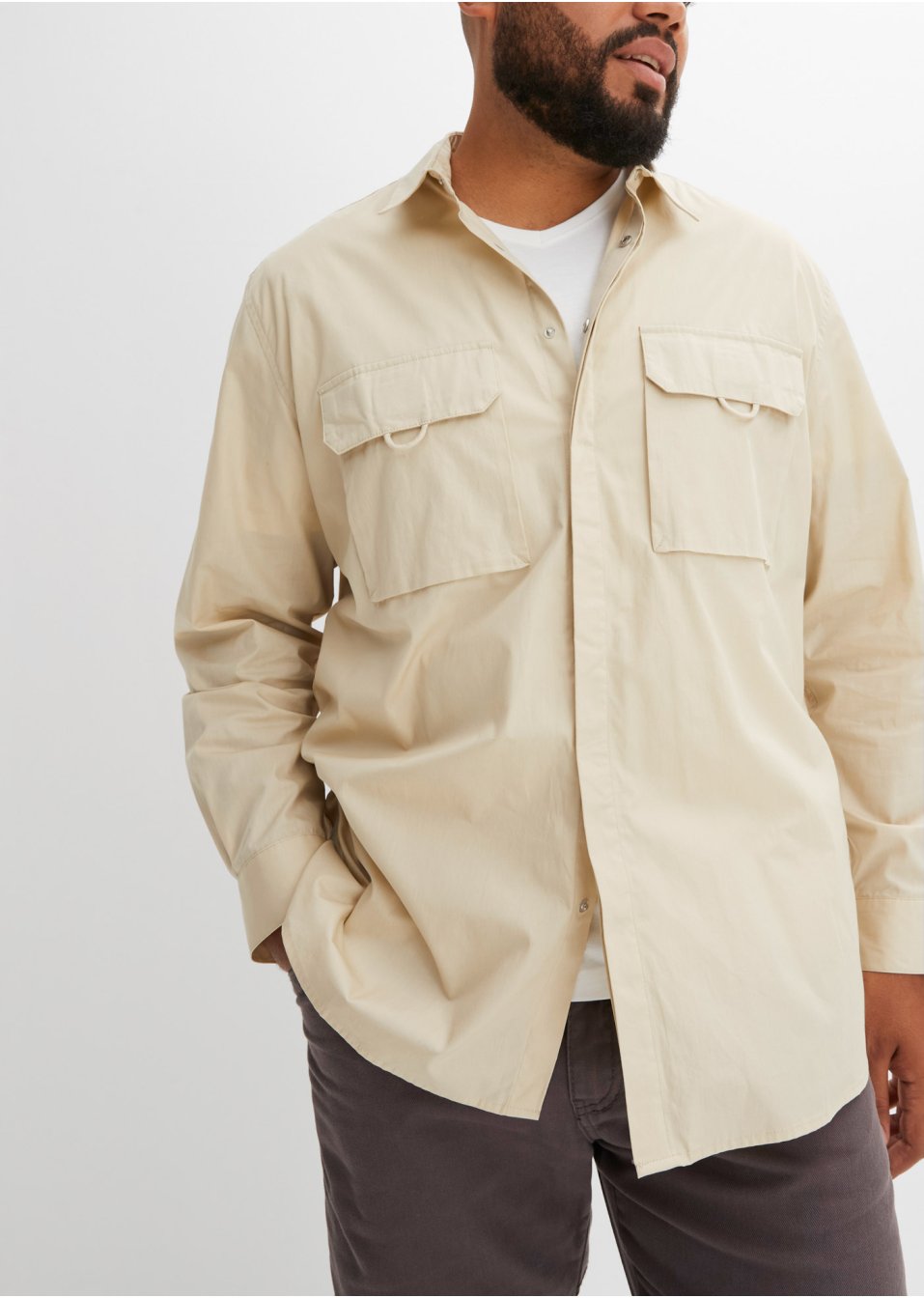 Chemise manches longues, Loose Fit