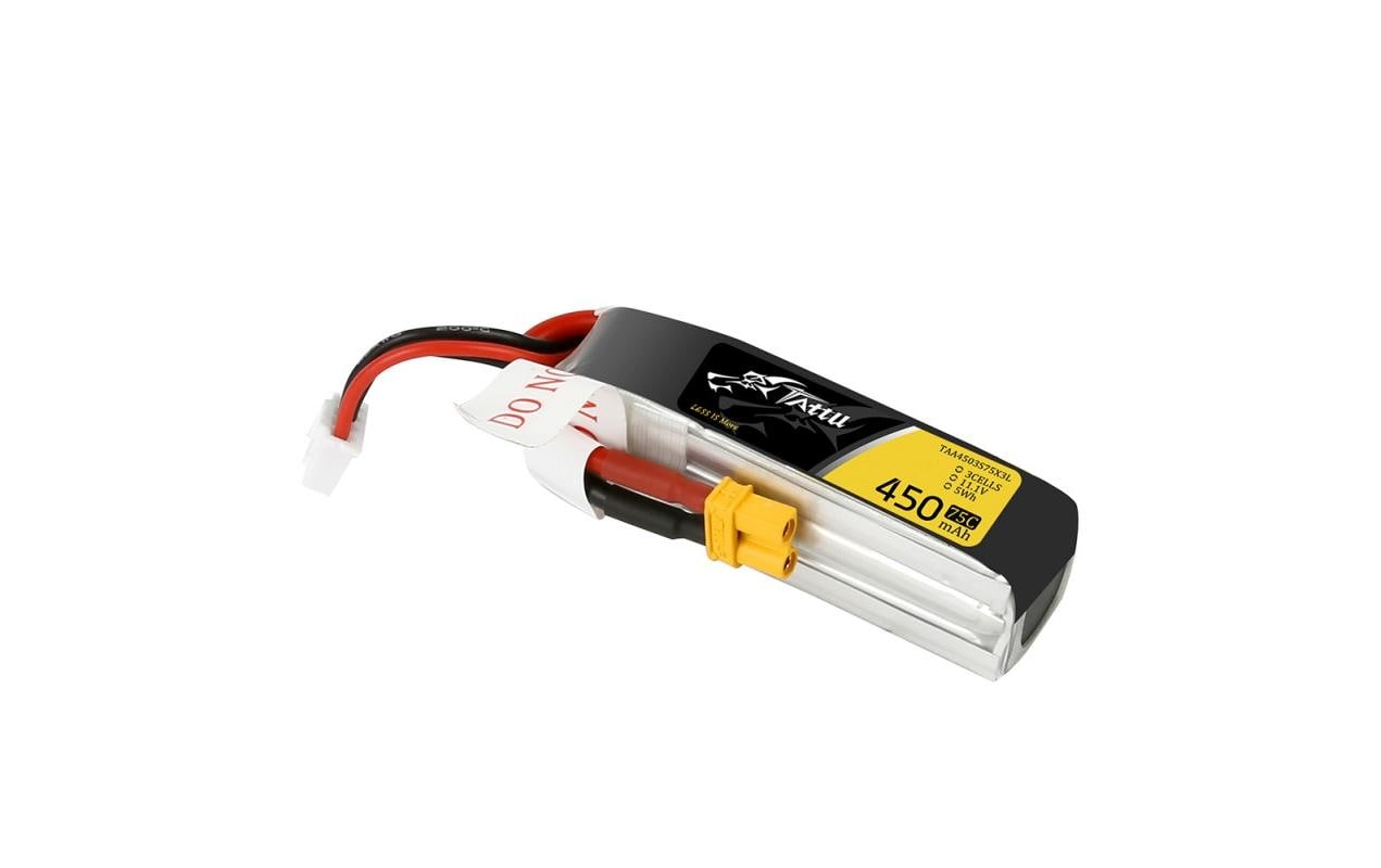 RC-Akku LiPo 450 mAh 11.1 V 75C3S LiPo Akku mit XT30 Stecker