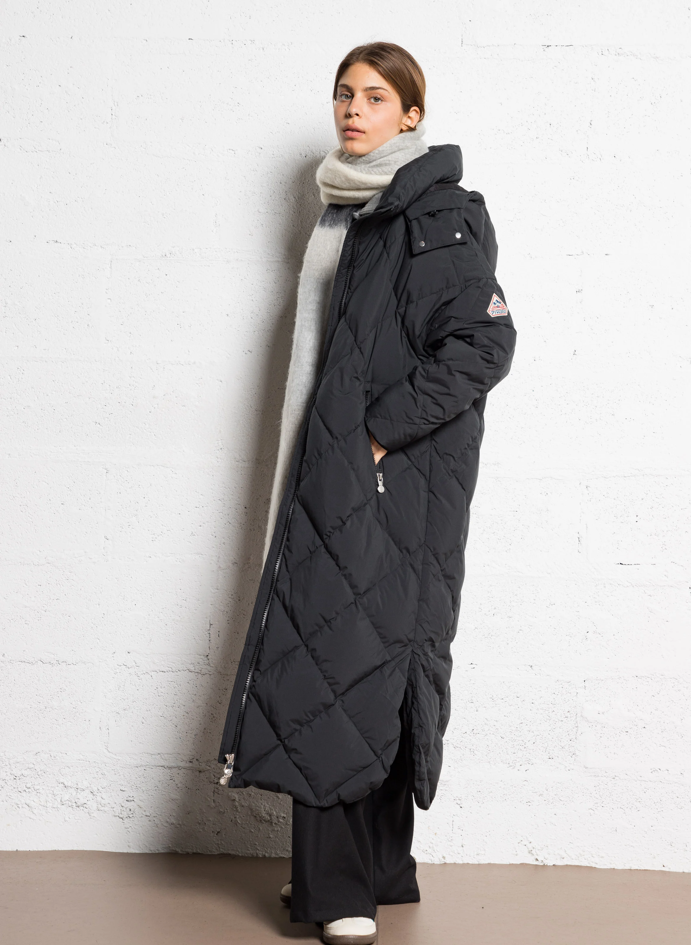 ADELE COAT - Doudoune col montant| Noir