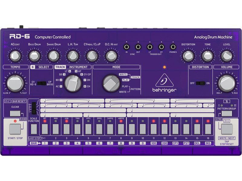 Behringer Drum Machine RD-6-GP Klassische analoge Drum Machine