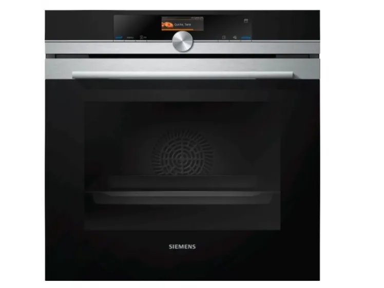 Siemens iQ700 HS636GDS2 - Ovn - med dampfunktion - til indbygning - niche - bredde: 56 cm - dybde: 55 cm - højde: 58.5 cm - med selv-rengøring - Klasse A  - rustfrit stål