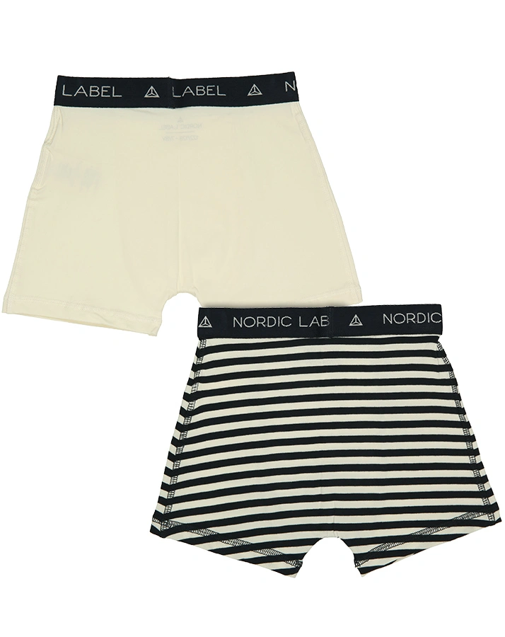 Boxershorts KJELL 2er-Pack in offwhite/navy