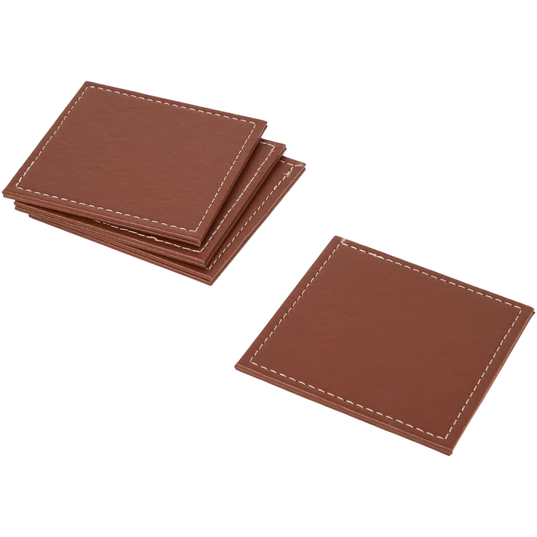 Sous-verres en similicuir